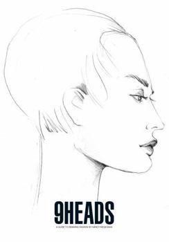 Paperback 9 Heads: A Guide to Drawing Fashion. Nancy Riegelman Book