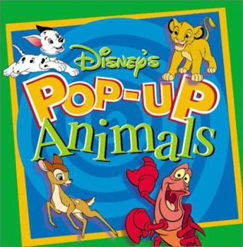 Hardcover Disney's Pop-Up Animals Book