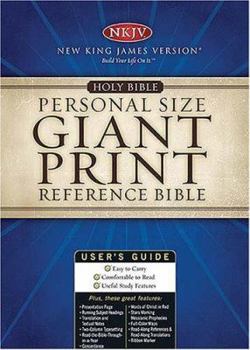 Hardcover Personal Size Giant Print Reference Bible-NKJV [Large Print] Book