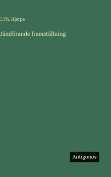 Hardcover Jämförande framställning [Swedish] Book