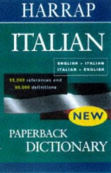Paperback Harrap Italian Paperback Dictionary Book