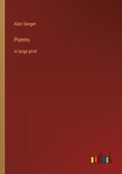 Paperback Poems: in large print Book