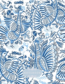 Notebook: Blue Peacock Notebook : Cute gift for Women and Girls | 8.5 x 11 – 110 College-ruled - Journal, Notebook, Diary, Composition Book