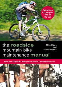 Spiral-bound Roadside Mountain Bike Maintenance Manual Book