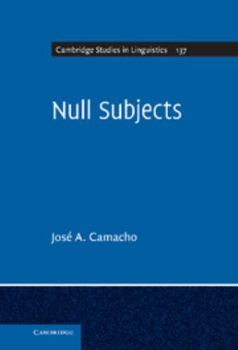 Hardcover Null Subjects Book