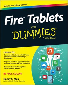 Paperback Fire Tablets for Dummies Book