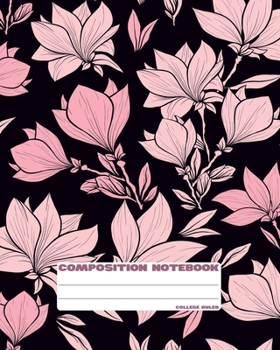 Composition Notebook: College Ruled | Orchides | Back to School Composition Book for Teachers, Students, Kids and Teens | 120 Pages, 60 Sheets | 8 x 10 inches