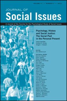 Paperback Psychology, History and Social Justice: The Social Past in the Personal Present Book