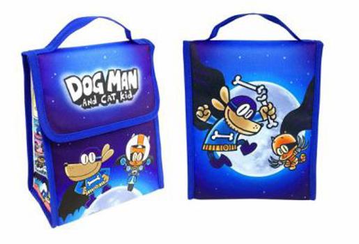 Toy Dog Man and Cat Kid Insulated Lunchbag Book