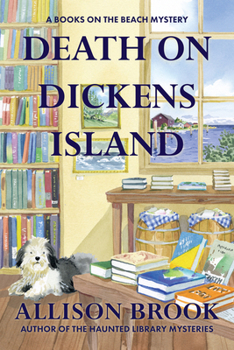 Hardcover Death on Dickens Island: A Books on the Beach Mystery Book