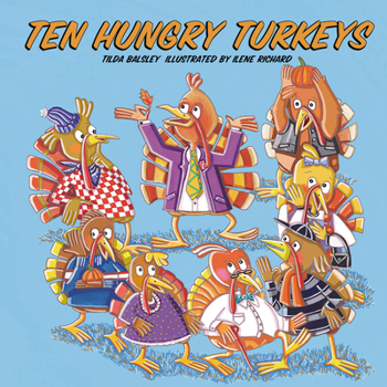 Hardcover Ten Hungry Turkeys Book