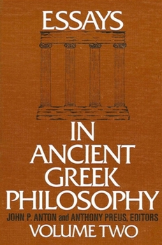 Hardcover Essays in Ancient Greek Philosophy II Book