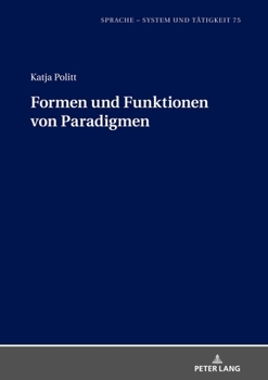Hardcover Formen und Funktionen von Paradigmen [German] Book