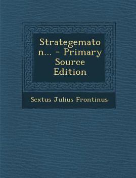 Paperback Strategematon... [Latin] Book