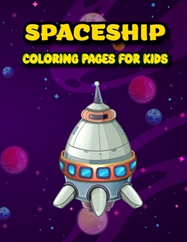 Paperback Spaceship Colourling Book
