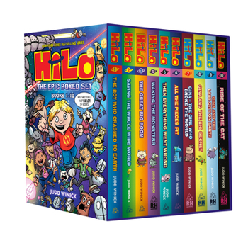 Hardcover Hilo: The Epic Boxed Set (Books 1-10): (A Graphic Novel Boxed Set) Book