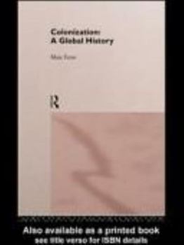 Paperback Colonization: A Global History Book