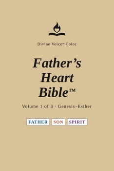 FHB, Large Print Bible, Vol 1 of 3, Red Letter, Paperback: Divine Voice Color, 14-Point for Seniors and Low Vision, [VOLUME RANGE], EZ Read, Father's