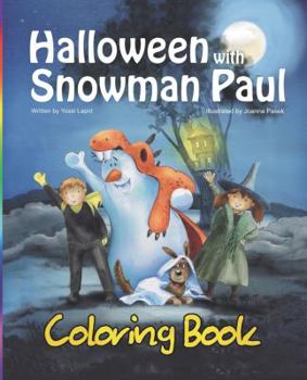 Paperback Halloween with Snowman Paul: Coloring Book