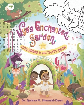 Paperback Nya's Enchanted Garden Coloring & Activity Book