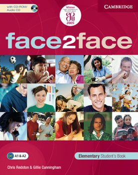 Paperback Face2face Elementary Student's Book with CD Rom/Audio CD [With CDROM] Book