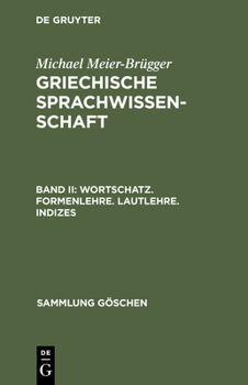 Hardcover Wortschatz. Formenlehre. Lautlehre. Indizes [German] Book