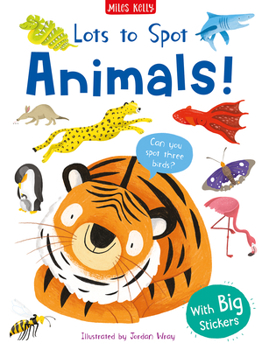 Lots To Spot Sticker Book Animals