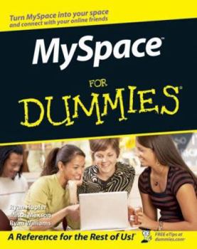 Paperback Myspace for Dummies Book