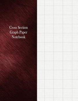 Paperback Cross Section Graph Paper Notebook: 1/10" Cross Section Rule, 100 Pages Book