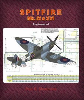Hardcover Spitfire Mk. IX & XVI Engineered Book