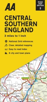 Loose Leaf Road Map Britain: Central Southern England Book