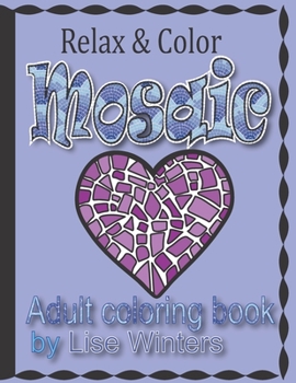 Paperback Relax & Color Mosaic Book