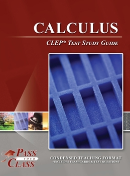 Hardcover Calculus CLEP Test Study Guide Book