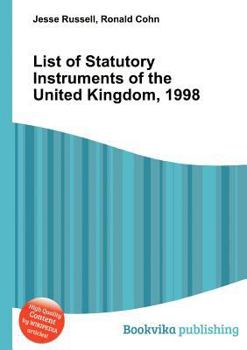 Paperback List of Statutory Instruments of the United Kingdom, 1998 Book