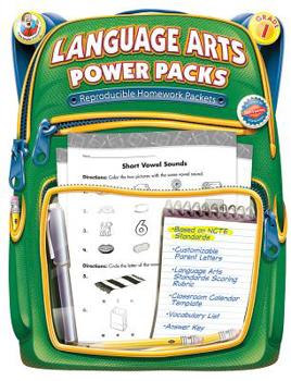 Paperback Language Arts Power Packs, Grade 1 Book