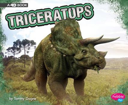 Hardcover Triceratops: A 4D Book