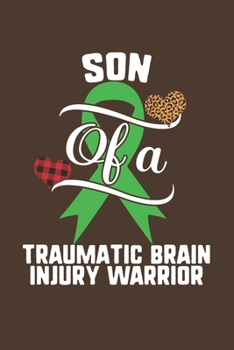 Paperback Son Of A Traumatic Brain Injury Warrior: Traumatic Brain Injury Awareness Leopard Buffalo Plaid Family Gift Book