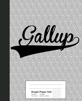 Paperback Graph Paper 5x5: GALLUP Notebook Book