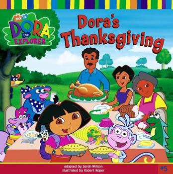 Paperback Dora's Thanksgiving Book