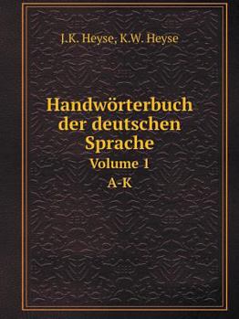 Paperback Handw?rterbuch der deutschen Sprache Volume 1. A-K [German] Book