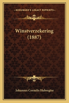 Paperback Winstverzekering (1887) [Dutch] Book