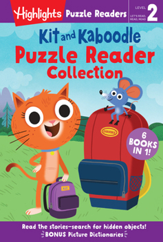 Hardcover Kit and Kaboodle Puzzle Reader Collection: Level 2 6-In-1 Story Collection for Kids Learning to Read, Practice Reading with Puzzle Fun Book