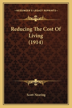 Paperback Reducing The Cost Of Living (1914) Book