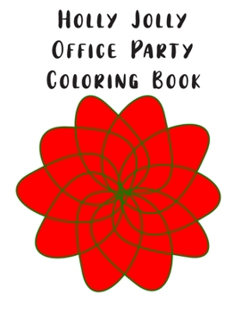 Paperback Holly Jolly Office Party Coloring Book