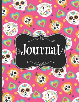 Paperback Journal: Sugar Skull Notebooks for Kids - Story Paper - Book