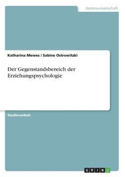 Paperback Der Gegenstandsbereich der Erziehungspsychologie [German] Book
