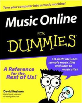 Paperback Music Online for Dummies [With CDROM] Book