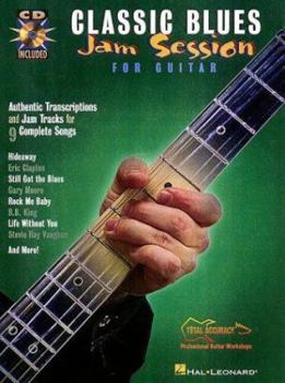 Paperback Classic Blues Jam Session for Guitar Book