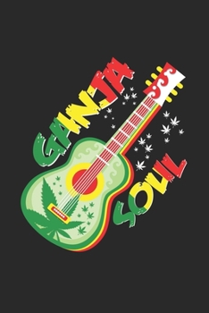 Paperback Ganja soul: 6x9 Guitar - grid - squared paper - notebook - notes Book