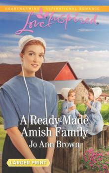 Mass Market Paperback A Ready-Made Amish Family [Large Print] Book